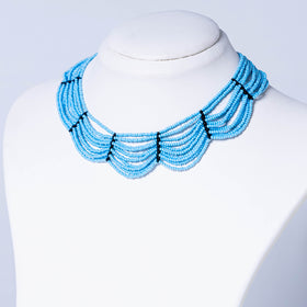  Neemuch Handmade Beadwork Necklace by Pushpa Harit 