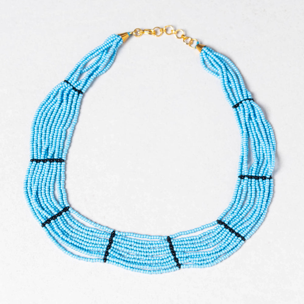  Neemuch Handmade Beadwork Necklace by Pushpa Harit 