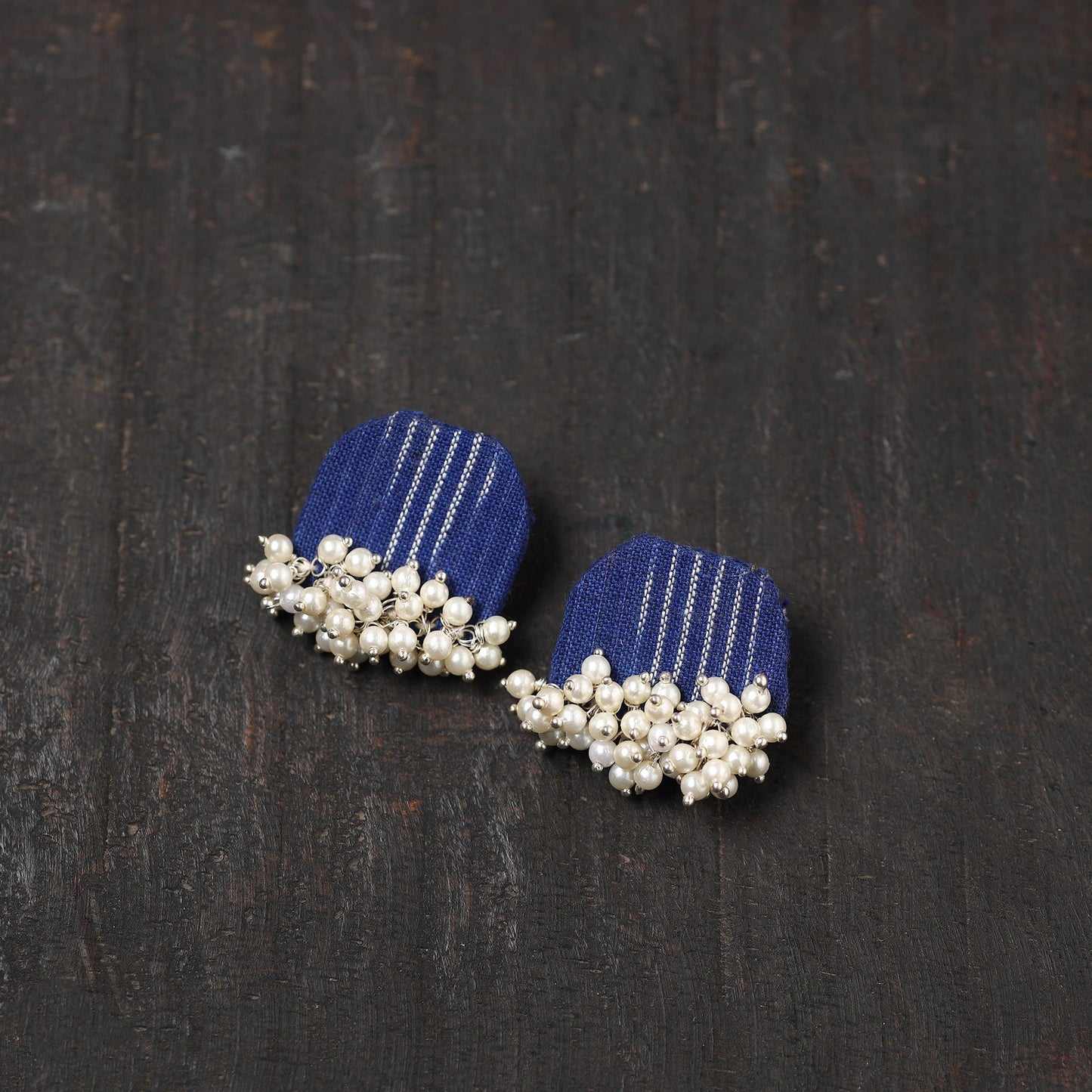 Buy Neha Fabart Handmade Pearl Earrings