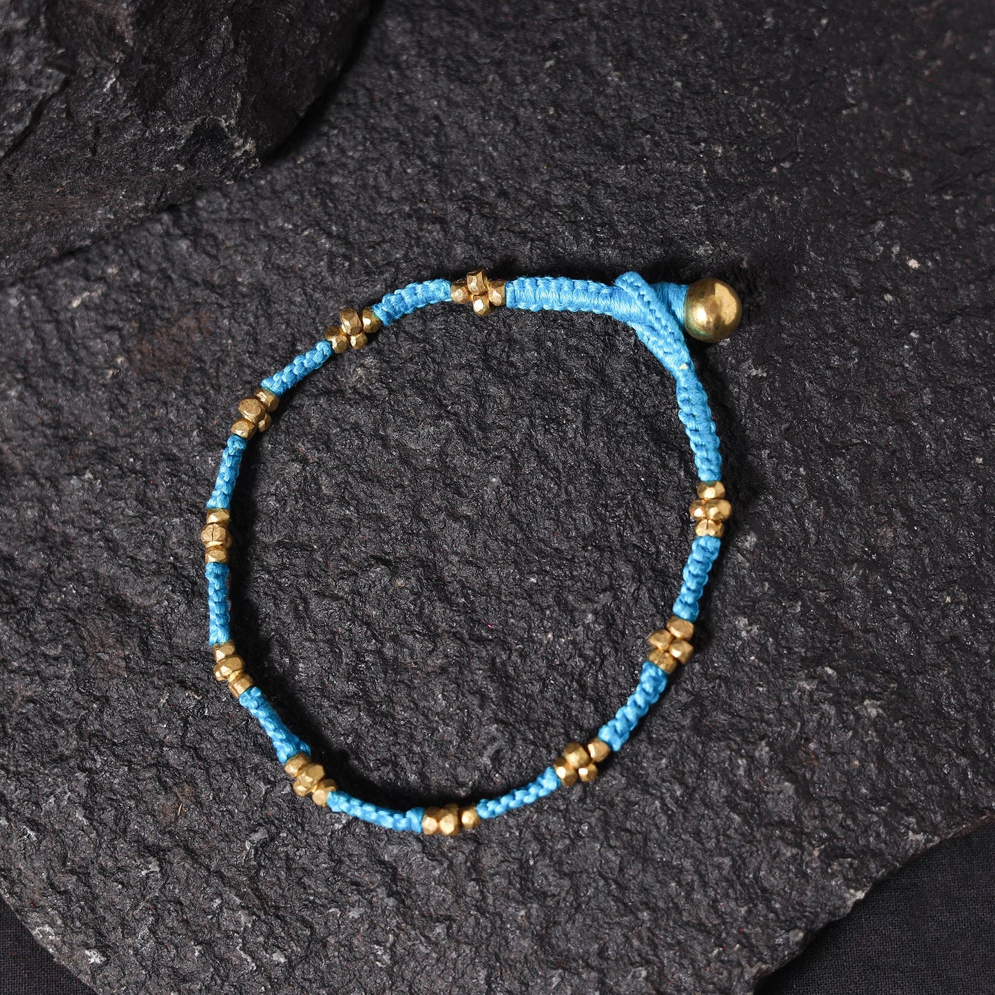 Odisha Dokra Threadwork Tribal Anklet 