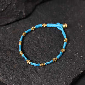 Odisha Dokra Threadwork Tribal Anklet 