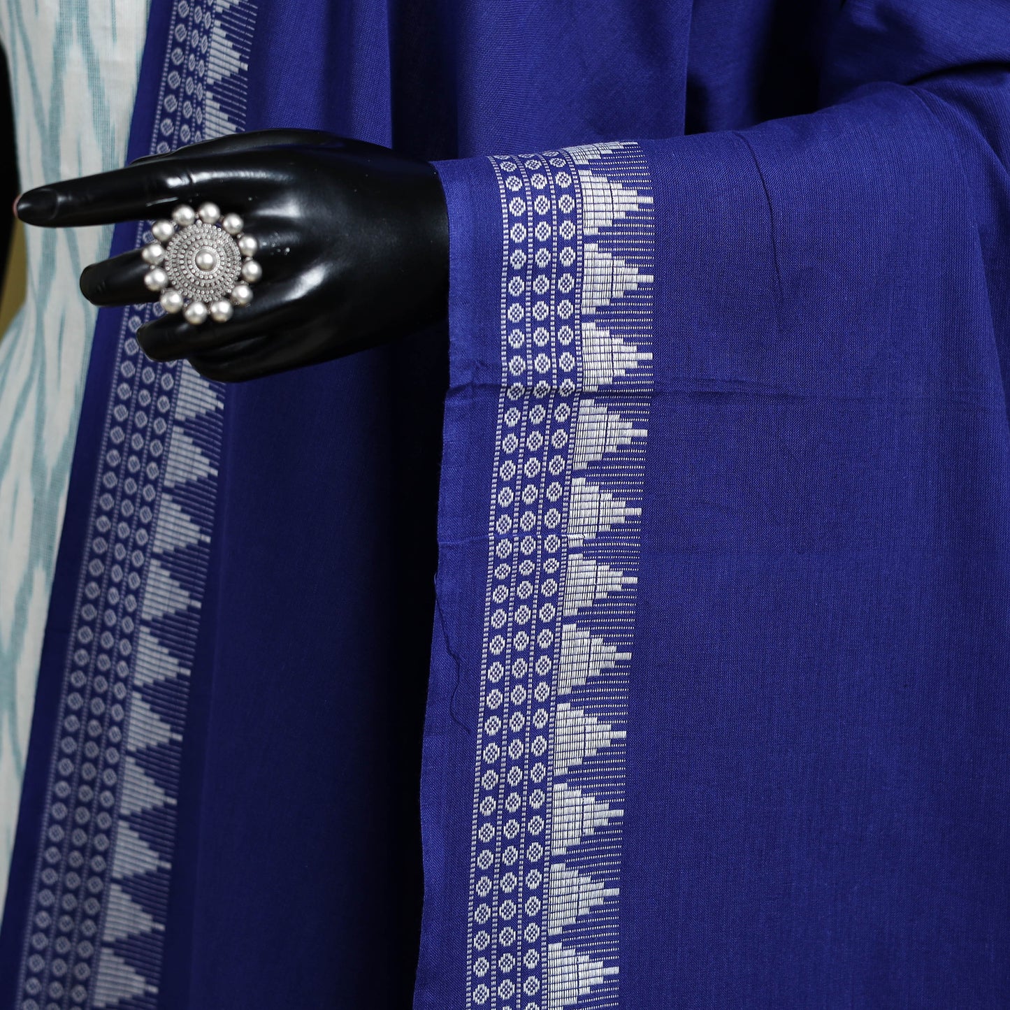 Odisha handloom cotton sambalpuri dupatta 06 - handcrafted