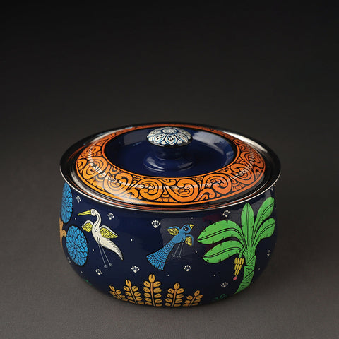  Odisha Pattachitra Painting Stainless Steel Toral Khalbatta Dholak 