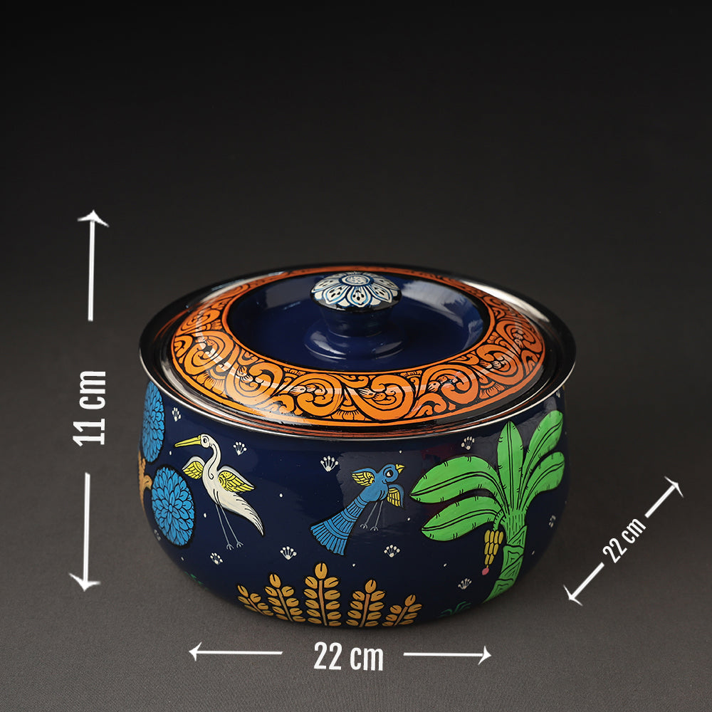  Odisha Pattachitra Painting Stainless Steel Toral Khalbatta Dholak 