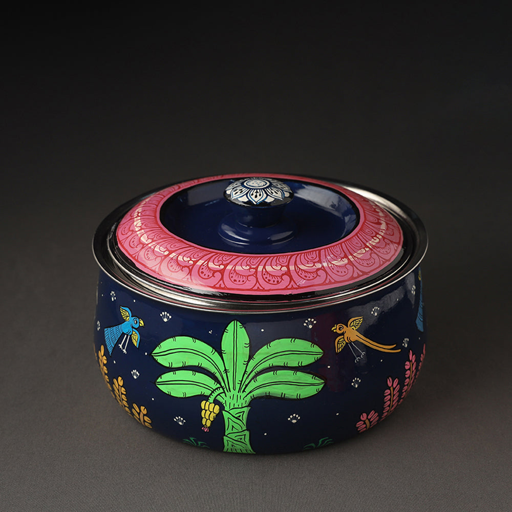  Odisha Pattachitra Painting Stainless Steel Toral Khalbatta Dholak 