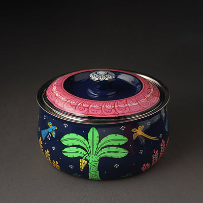  Odisha Pattachitra Painting Stainless Steel Toral Khalbatta Dholak 