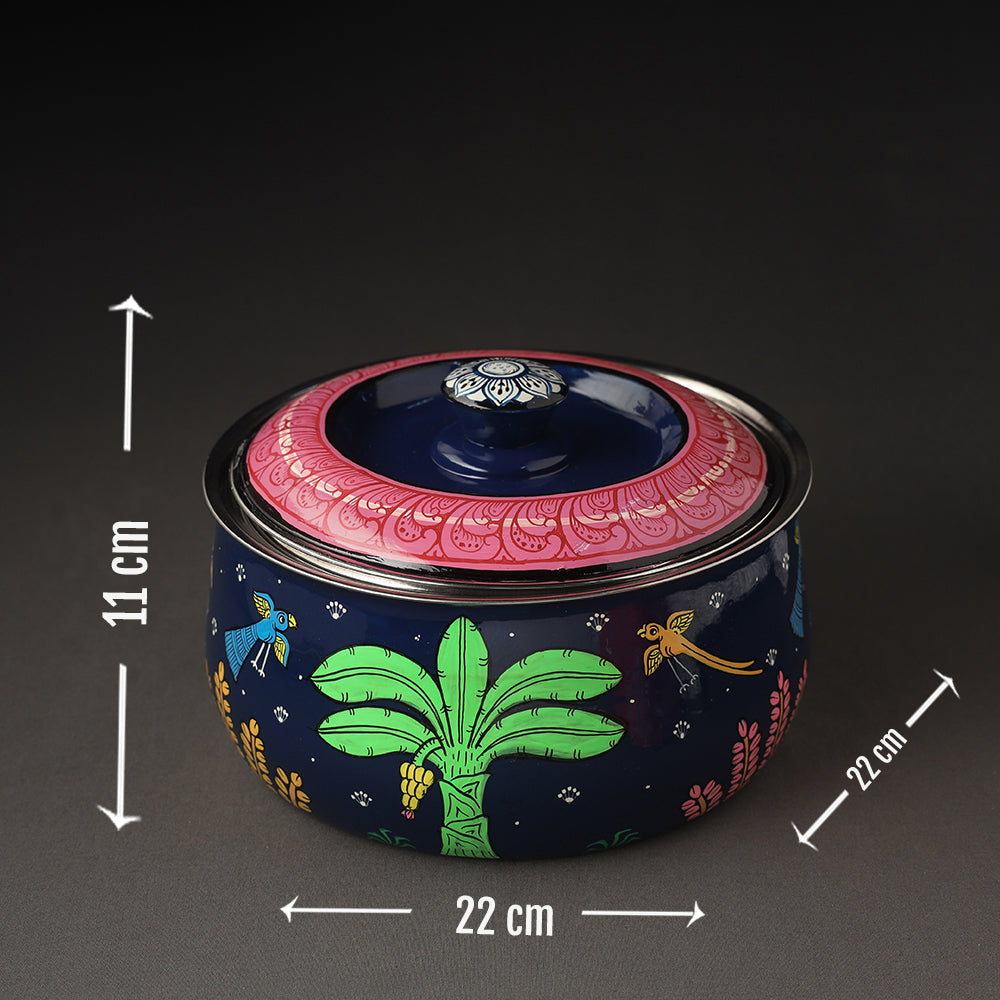  Odisha Pattachitra Painting Stainless Steel Toral Khalbatta Dholak 