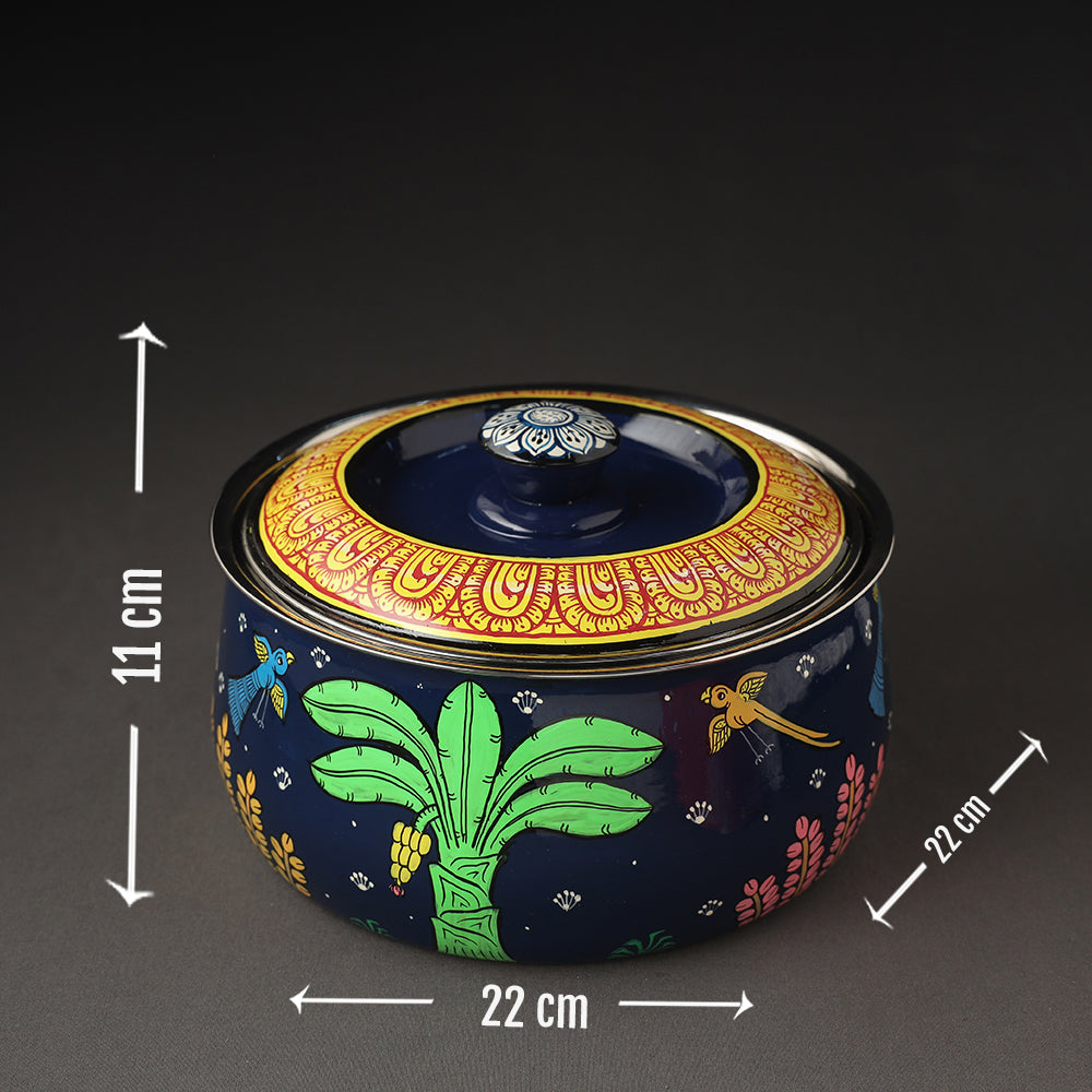  Odisha Pattachitra Painting Stainless Steel Toral Khalbatta Dholak 