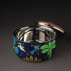  Odisha Pattachitra Painting Stainless Steel Toral Khalbatta Dholak 