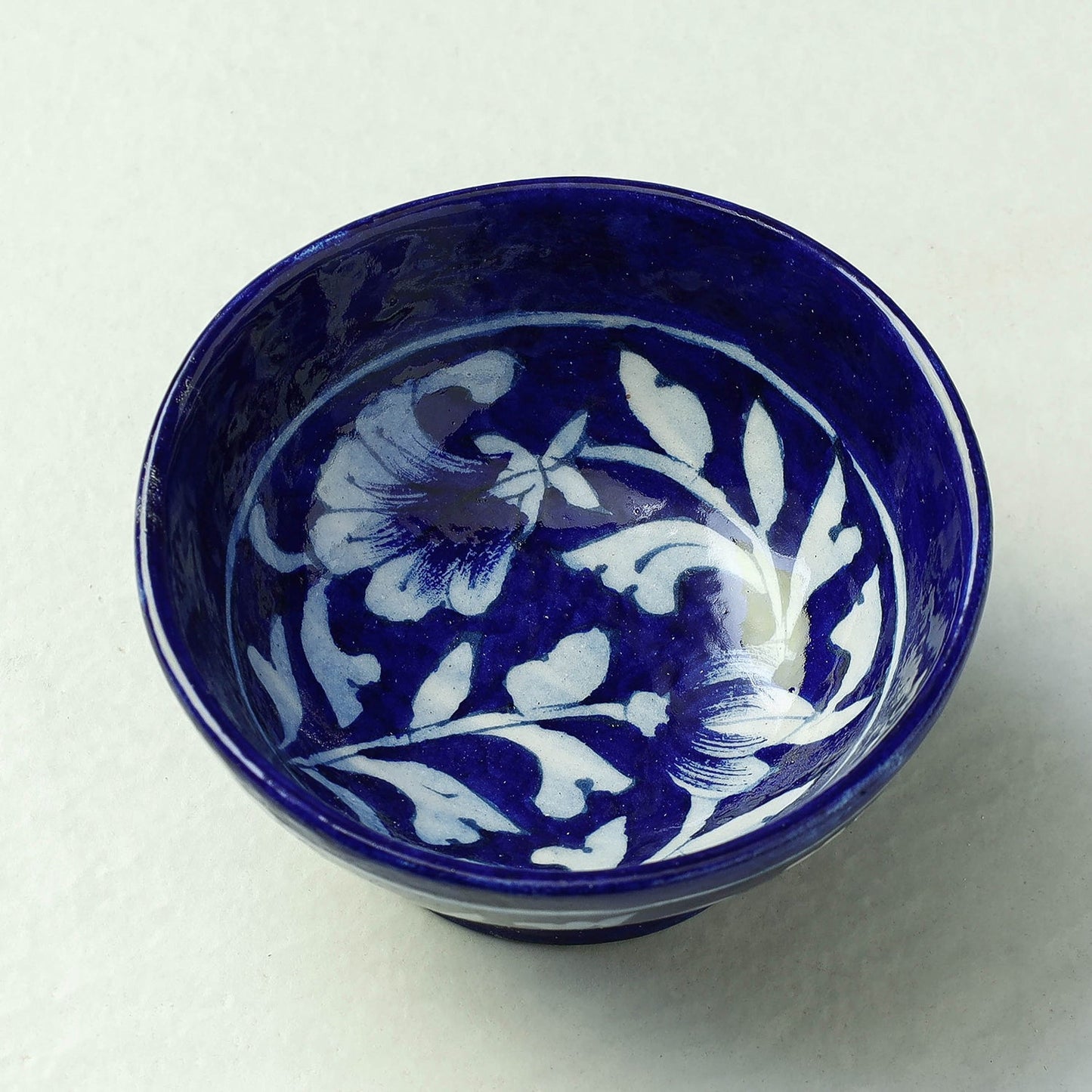  Blue Original Blue Pottery Ceramic Bowl 