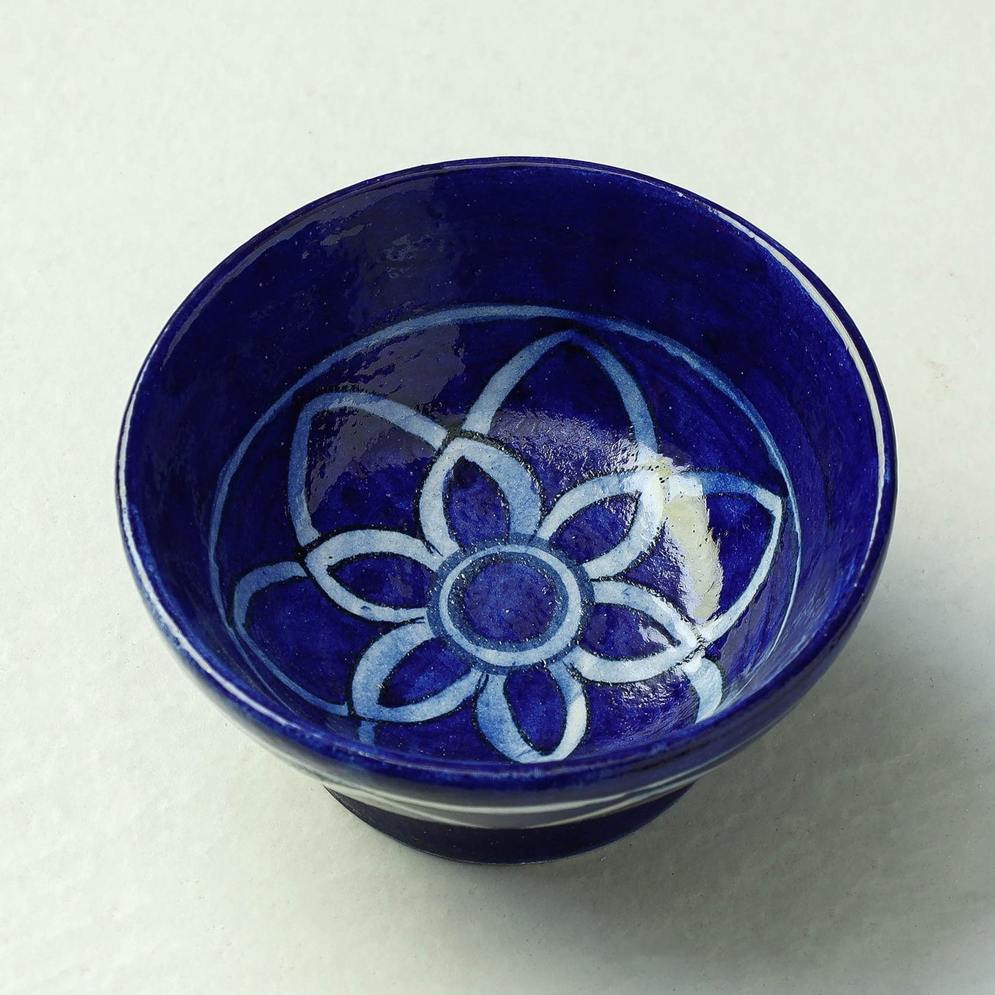  Blue Original Blue Pottery Ceramic Bowl 