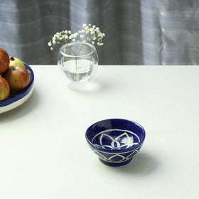  Blue Original Blue Pottery Ceramic Bowl 