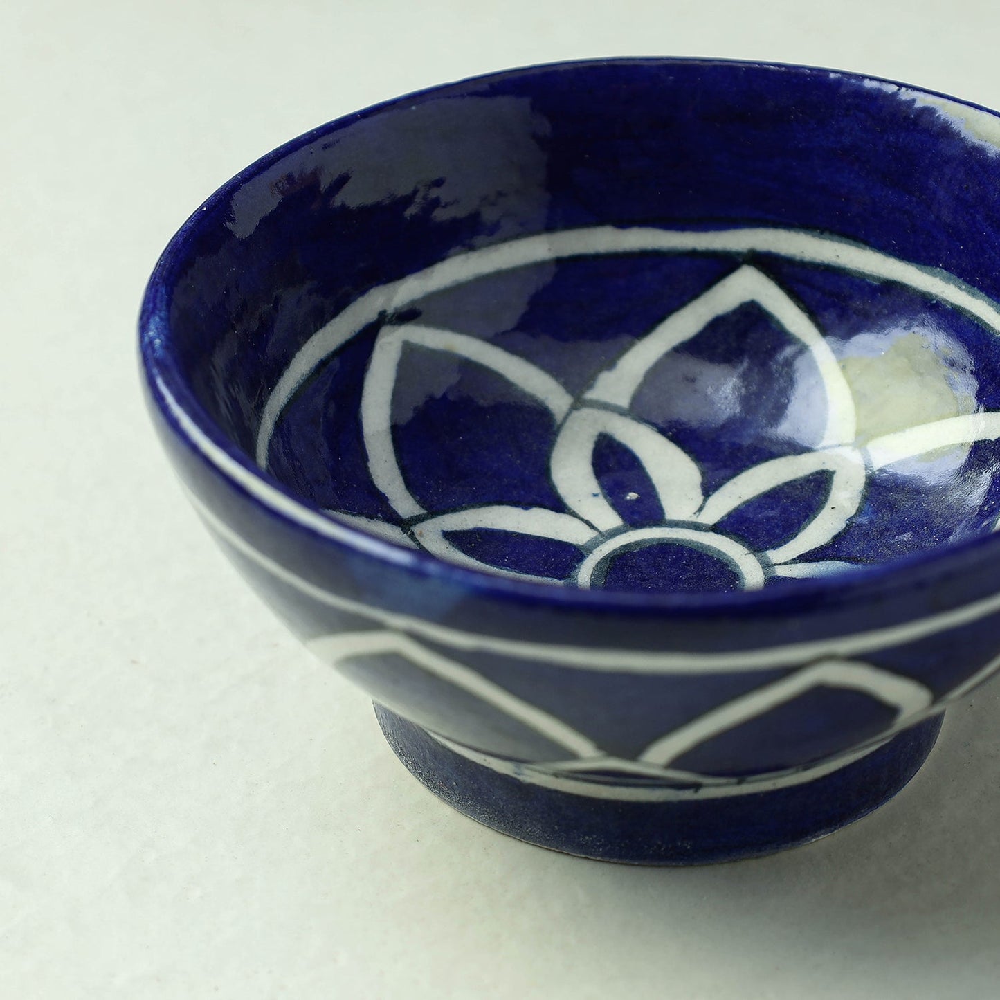  Blue Original Blue Pottery Ceramic Bowl 