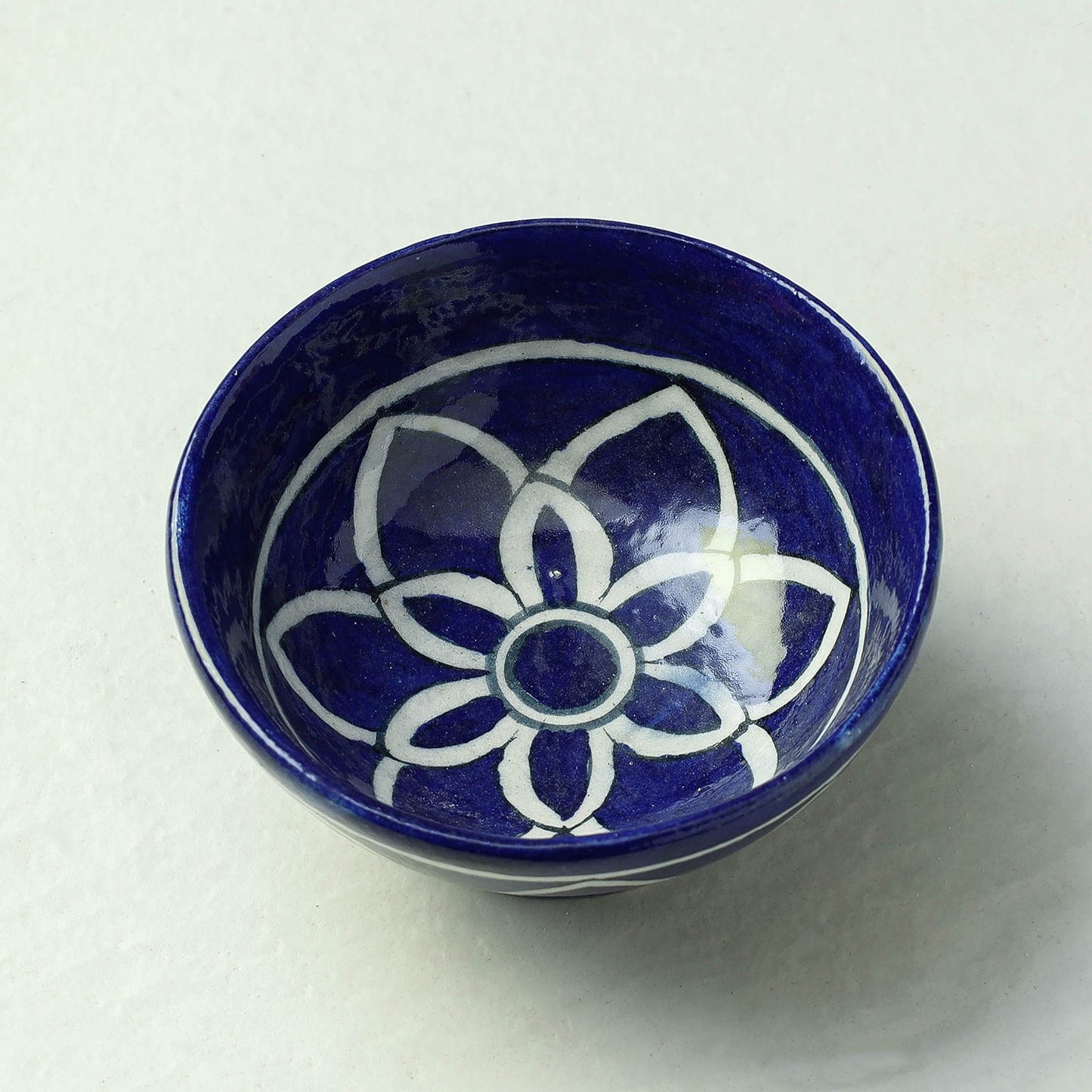  Blue Original Blue Pottery Ceramic Bowl 