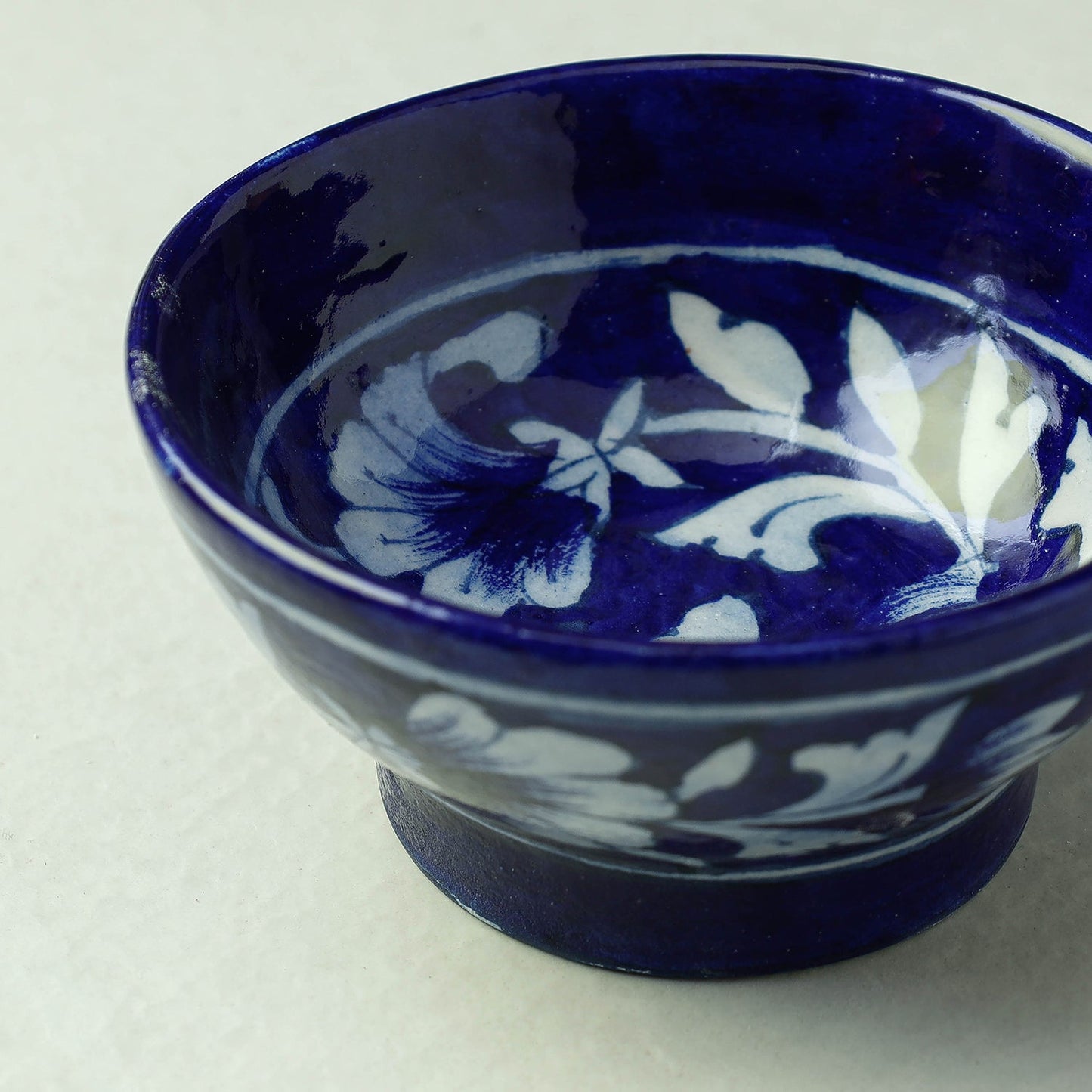  Blue Original Blue Pottery Ceramic Bowl 