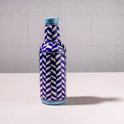  Original Blue Pottery Ceramic Decorative Bottle Online in India  