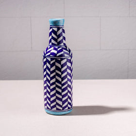  Original Blue Pottery Ceramic Decorative Bottle Online in India  