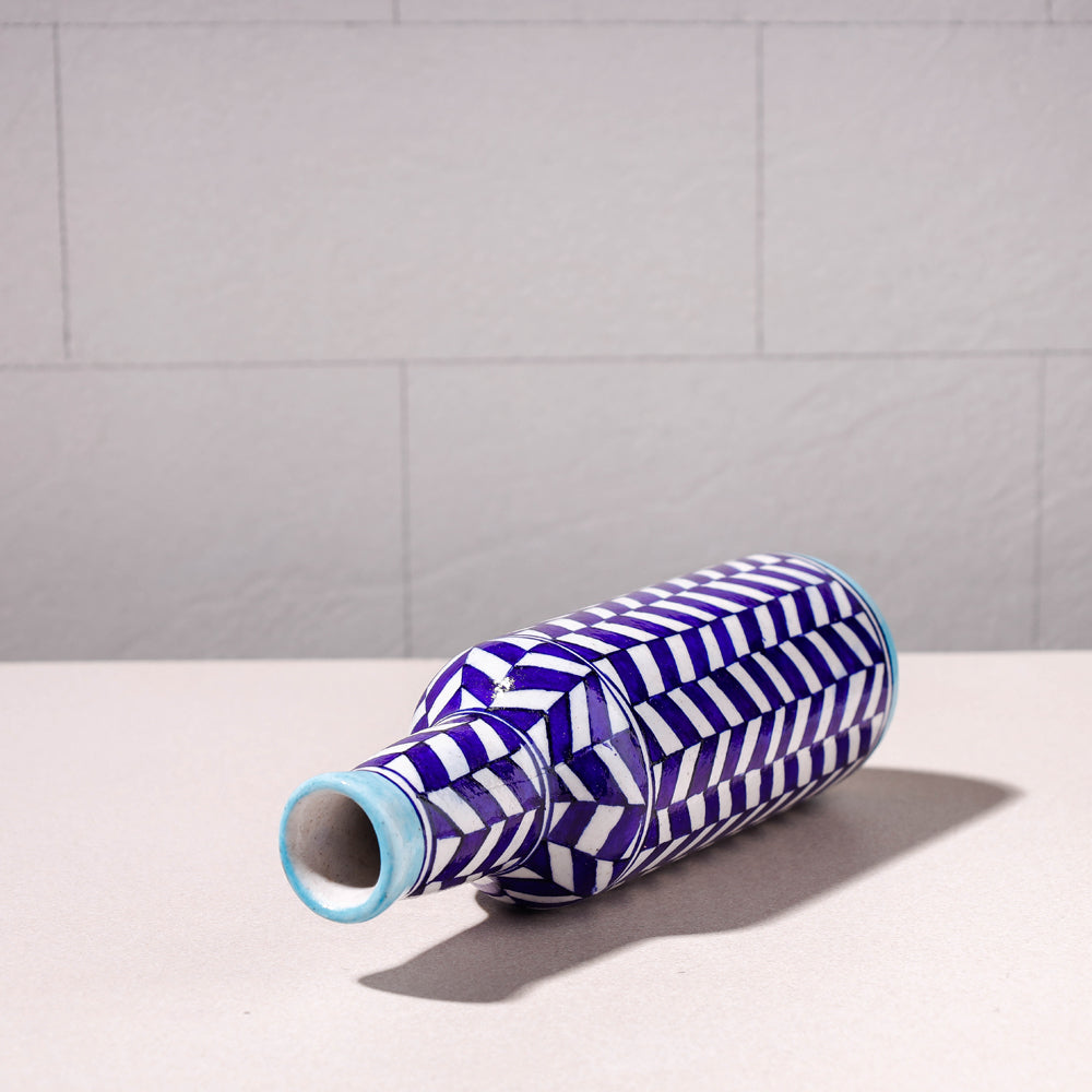  Original Blue Pottery Ceramic Decorative Bottle Online in India  