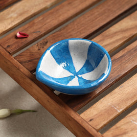  Original Blue Pottery Ceramic Diyas 