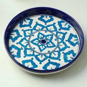 Original Blue Pottery Ceramic Blue Serving Plate 