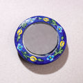 Blue Original Blue Pottery Ceramic Tile Hand Mirror