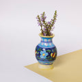  Original Blue Pottery Ceramic Vase 