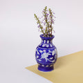 Original Blue Pottery Ceramic Vase 