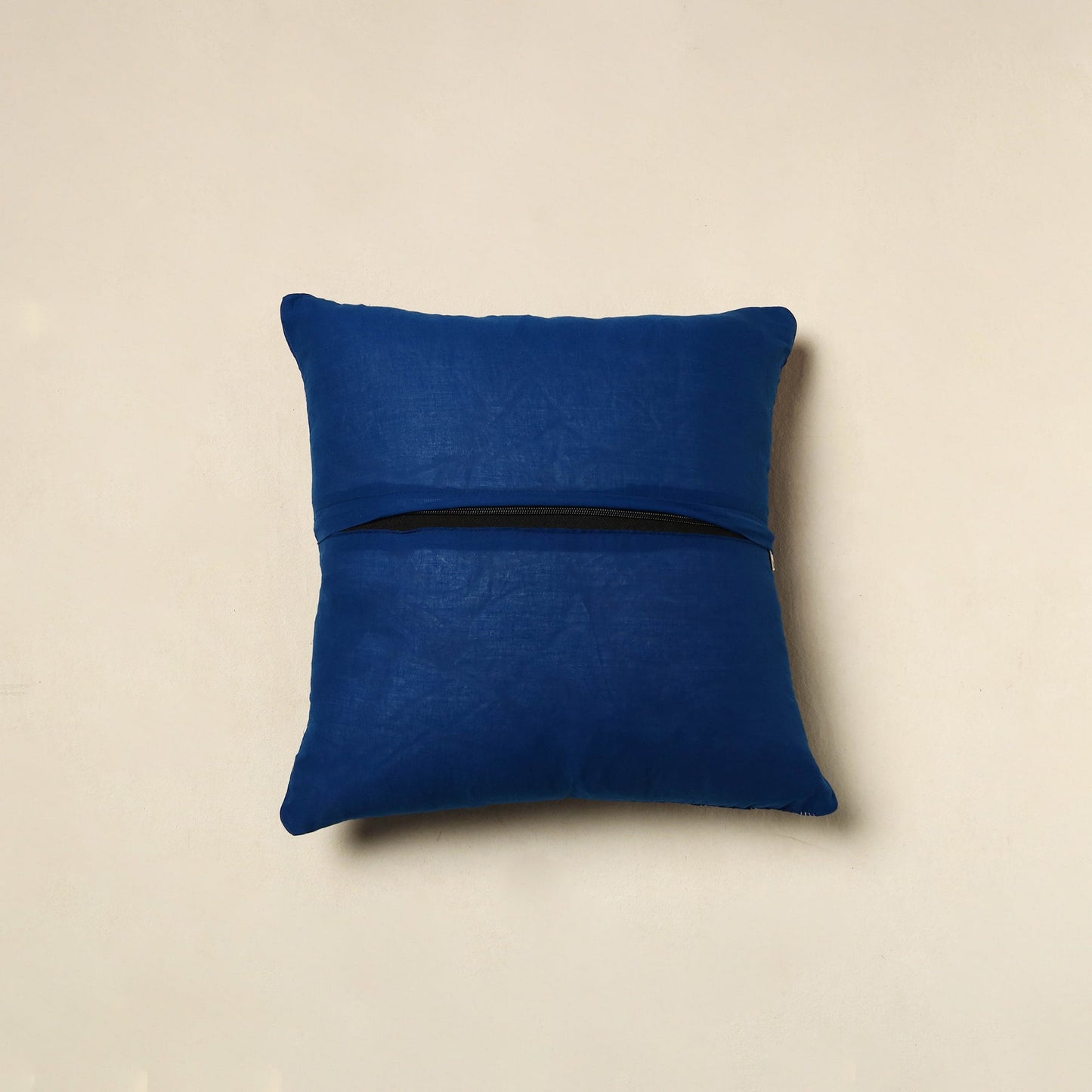 Buy Ajrakh Patch Ikat Cushion Cover