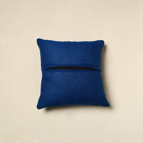 Buy Ajrakh Patch Ikat Cushion Cover