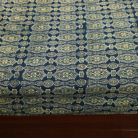 Blue - patchwork cotton double bed sheet set 06