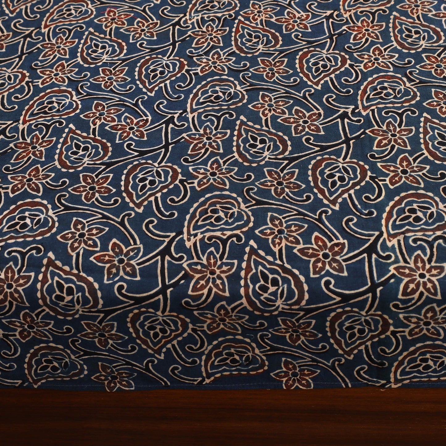 Blue - patchwork cotton double bed sheet set 03