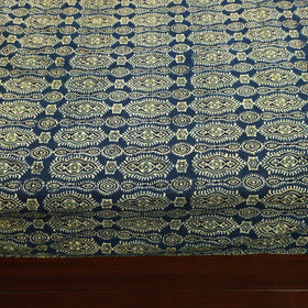 Blue - patchwork cotton double bed sheet set 06