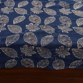 Blue Patchwork Ajrakh Cotton Double Bed Sheet Set