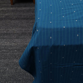 Buy Blue Patchwork Cotton Double Jacquard Bed Sheet Set