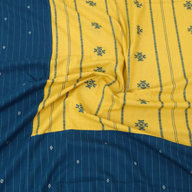 Buy Blue Patchwork Cotton Double Jacquard Bed Sheet Set