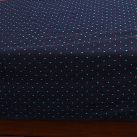 Blue - patchwork cotton double jacquard bedsheet set 14