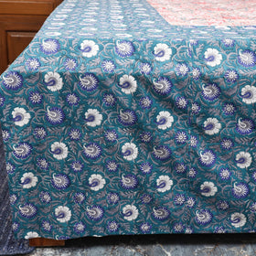 Patchwork hand double sanganeri bedsheet set (108 x 90 in)