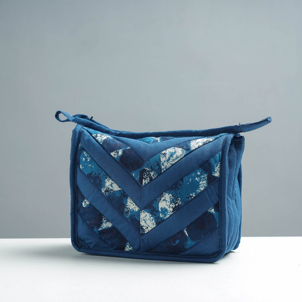  Patchwork Quilted Multipurpose Toiletry Bag 