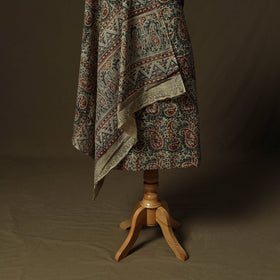 Pedana hand block print natural dyed cotton kalamkari 2pc