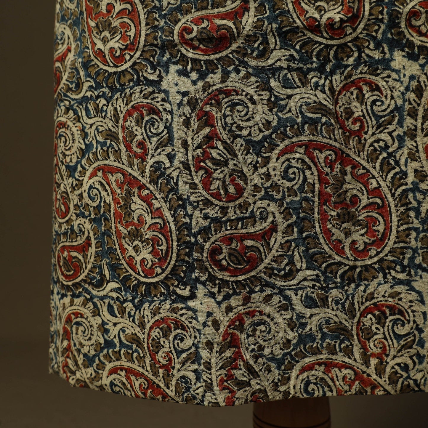 Pedana hand block print natural dyed cotton kalamkari 2pc