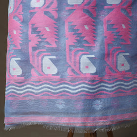 Phulia jamdani silk cotton 2pc unstitched dress material 10