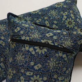 Blue - pillow cover (set of 2) 04 - handcrafted