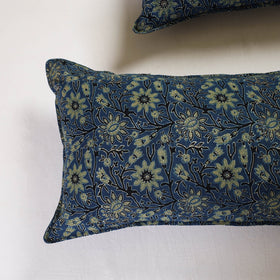 Blue - pillow cover (set of 2) 04 - handcrafted