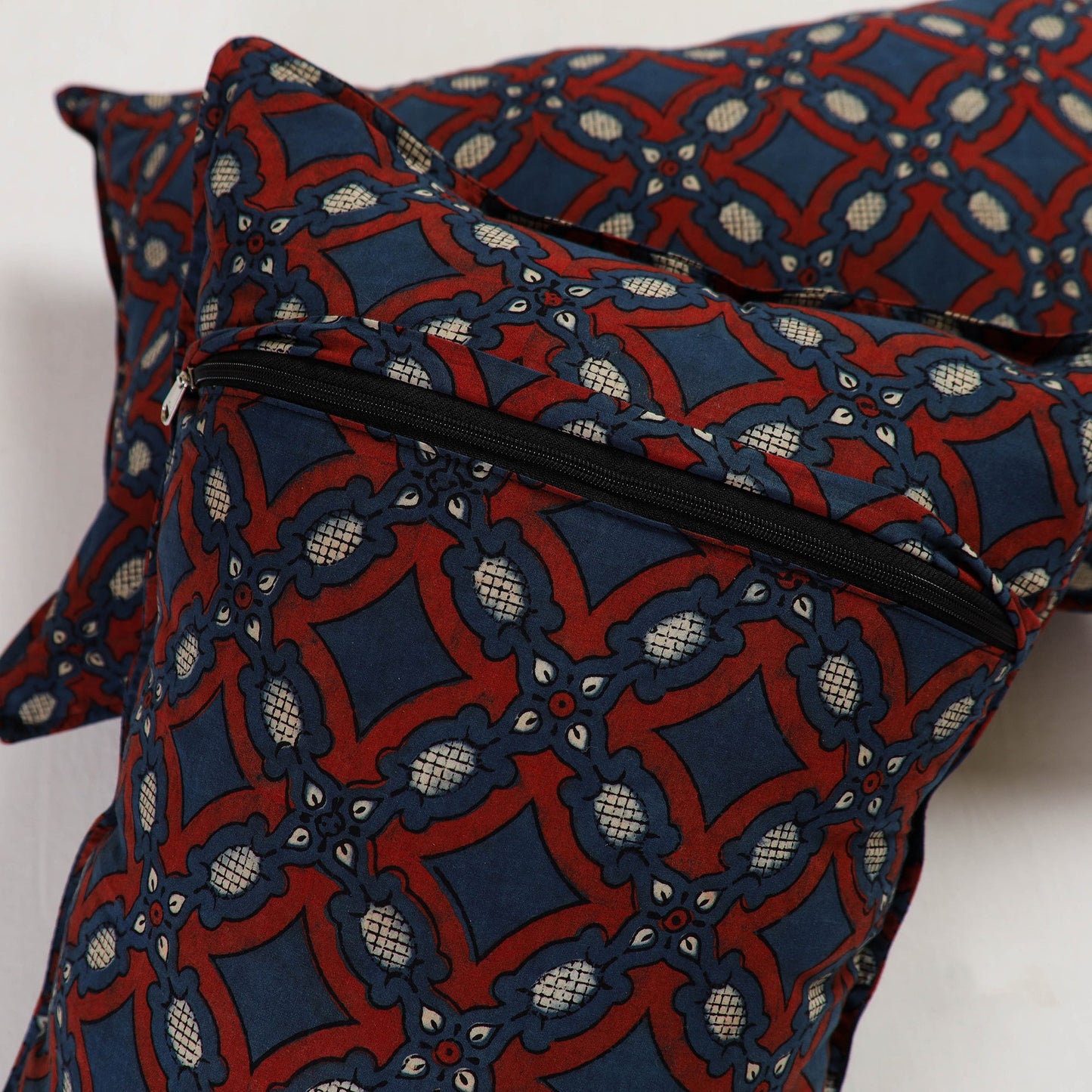 Blue - pillow cover (set of 2) 17 - handcrafted