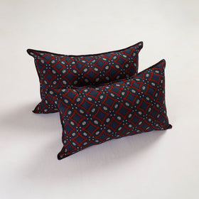 Blue - pillow cover (set of 2) 17 - handcrafted