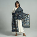 Buy Pipad Block Printed Chanderi Silk Handloom Dupatta 01 Online at iTokri.com