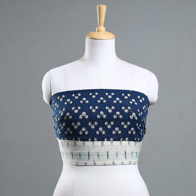 Buy Pipad Block Printed Cotton Blouse Piece 