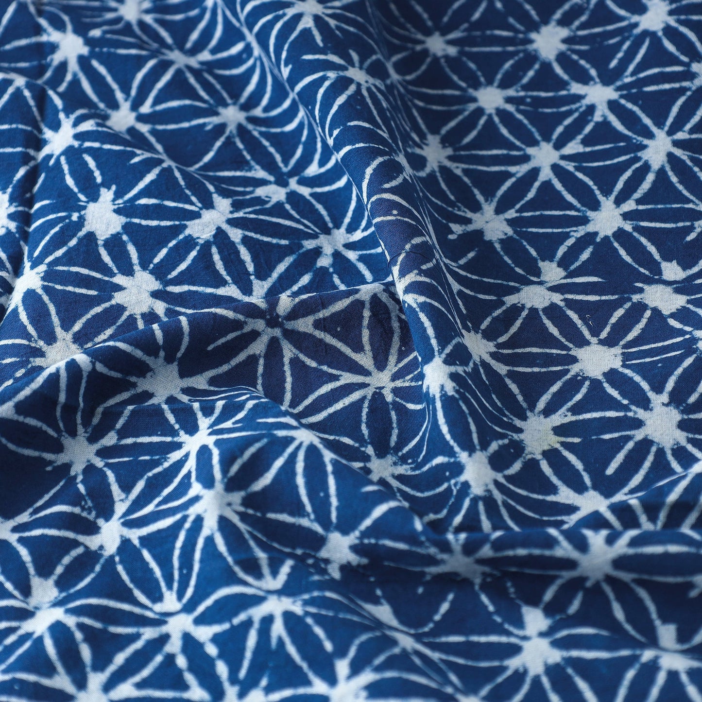 Buy Pipad Block Printed Cotton Fabric Online at iTokri.com