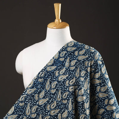 Buy Pipad Block Printed Cotton Fabric Online at iTokri.com