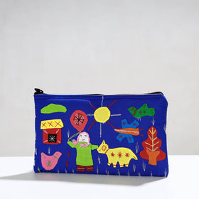  Pipli Applique Work Cotton Cosmetic Pouch 